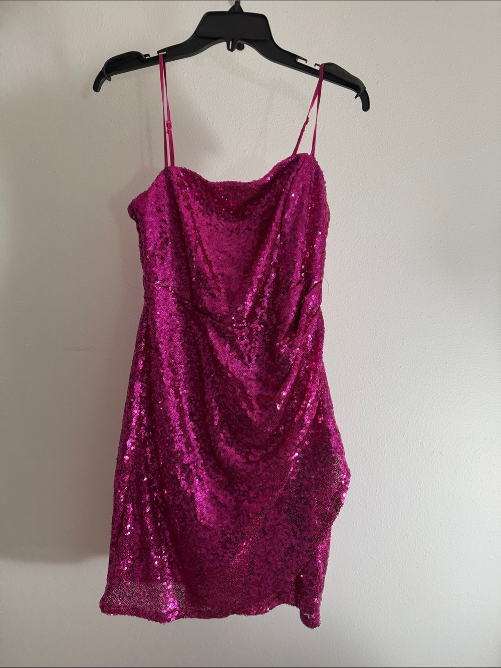 Altar'd State Fuchsia Sequin Mini Dress